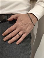 Vicenza - Piazzetta Palladio 2 - Bracciale Zancan Uomo Eternity Titanium in Titanio ETB423G - ETB423G
